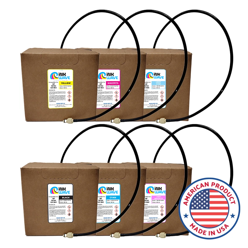 Inkwave Replacement Ink for HP FB794, 2,000 mL - 3,000 mL