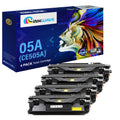 Hero image 0 of InkWave Compatible Toner Cartridge Replacement for HP 05A / CE505A (Black,4 Pack), 0 of 5     InkWave InkWave Compatible Toner Cartridge Replacement for HP 05A / CE505A (Black,4 Pack)