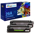 INKWAVE- Compatible HP CF226A 2-Pack Toner, Black
