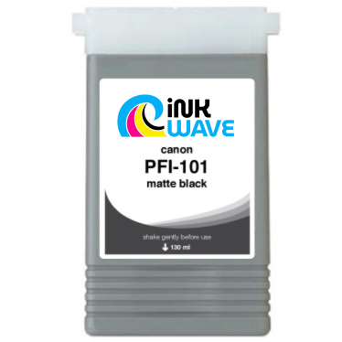 Inkwave Replacement Ink Cartridge for Canon PFI-101, 130 mL