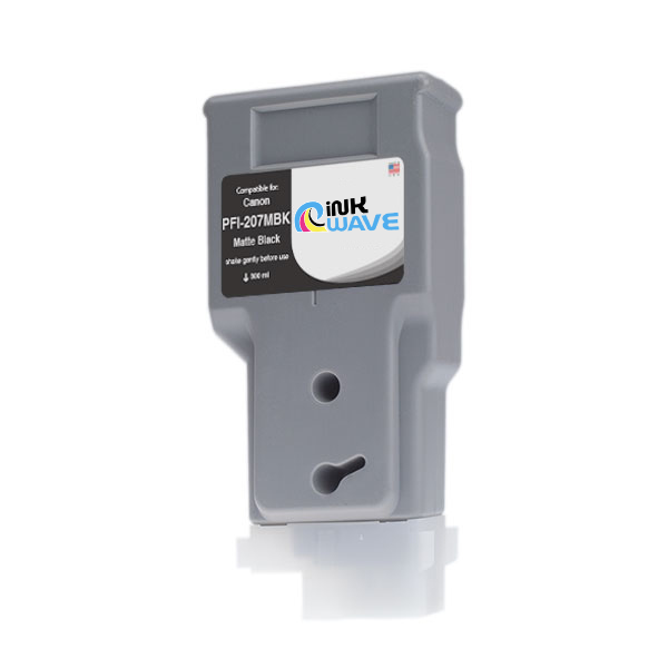 Inkwave Replacement Ink Cartridge for Canon PFI-207, 300 mL