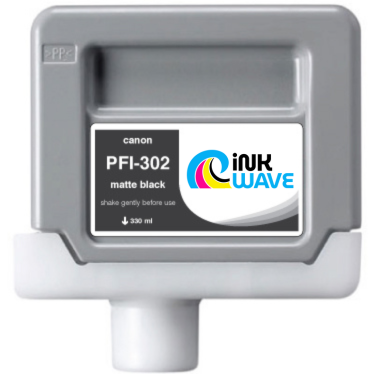 Inkwave Replacement Ink Cartridge for Canon PFI-302, 330 mL