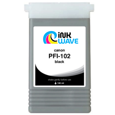Inkwave Replacement Ink Cartridge for Canon PFI-102, 130 mL
