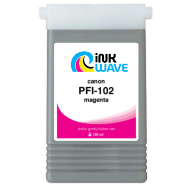 Inkwave Replacement Ink Cartridge for Canon PFI-102, 130 mL