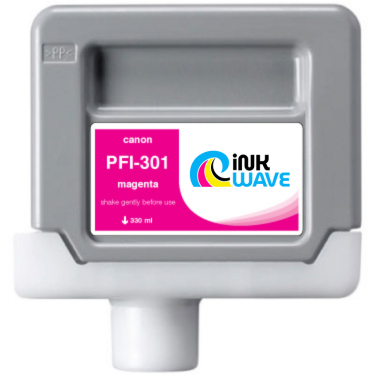 Inkwave Replacement Ink Cartridge for Canon PFI-301, 330 mL