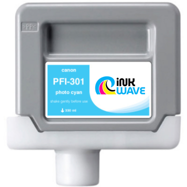 Inkwave Replacement Ink Cartridge for Canon PFI-301, 330 mL