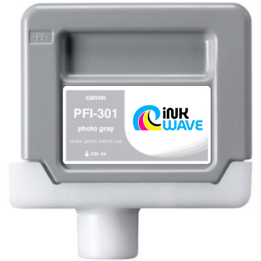 Inkwave Replacement Ink Cartridge for Canon PFI-301, 330 mL