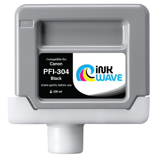 Inkwave Replacement Ink Cartridge for Canon PFI-304, 330 mL