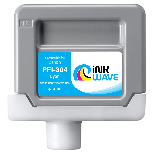 Inkwave Replacement Ink Cartridge for Canon PFI-304, 330 mL