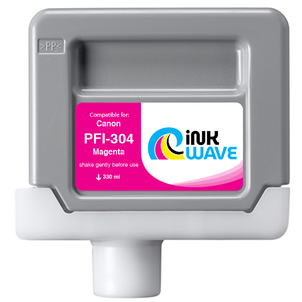 Inkwave Replacement Ink Cartridge for Canon PFI-304, 330 mL