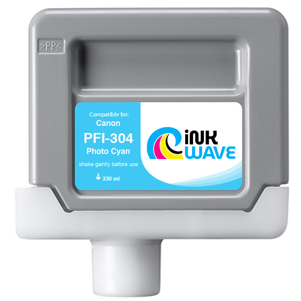 Inkwave Replacement Ink Cartridge for Canon PFI-304, 330 mL