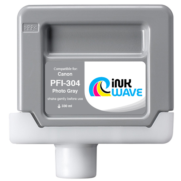 Inkwave Replacement Ink Cartridge for Canon PFI-304, 330 mL
