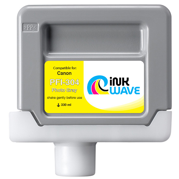Inkwave Replacement Ink Cartridge for Canon PFI-304, 330 mL
