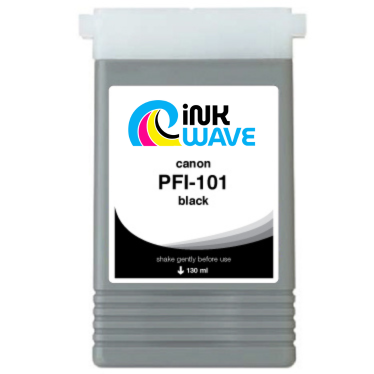Inkwave Replacement Ink Cartridge for Canon PFI-101, 130 mL