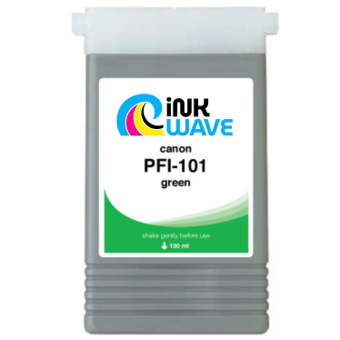 Inkwave Replacement Ink Cartridge for Canon PFI-101, 130 mL