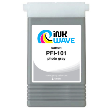 Inkwave Replacement Ink Cartridge for Canon PFI-101, 130 mL