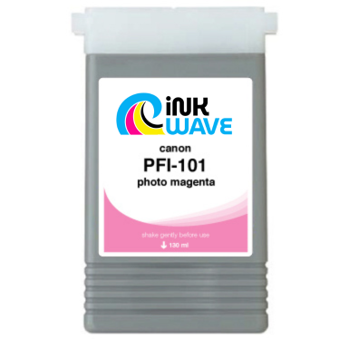 Inkwave Replacement Ink Cartridge for Canon PFI-101, 130 mL