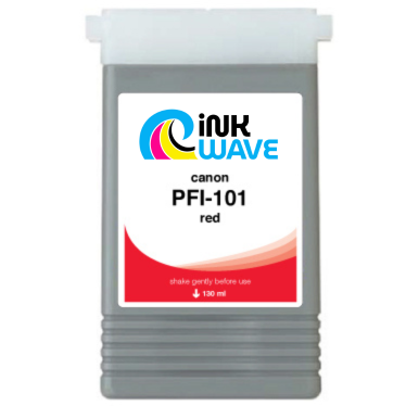 Inkwave Replacement Ink Cartridge for Canon PFI-101, 130 mL