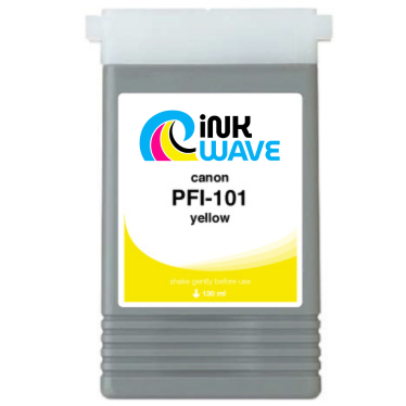 Inkwave Replacement Ink Cartridge for Canon PFI-101, 130 mL