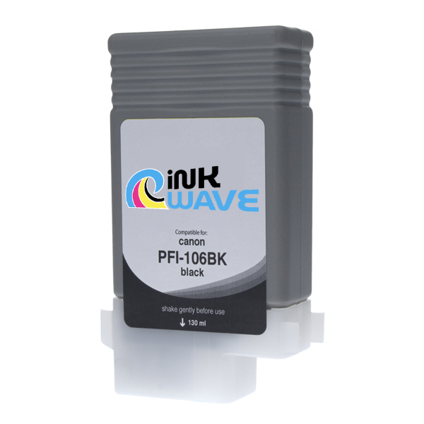 Inkwave Replacement Ink Cartridge for Canon PFI-106, 130 mL