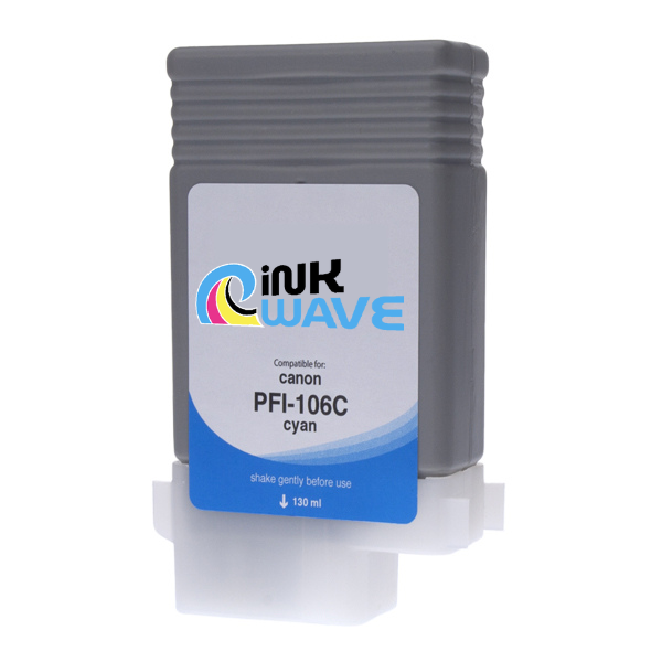 Inkwave Replacement Ink Cartridge for Canon PFI-106, 130 mL