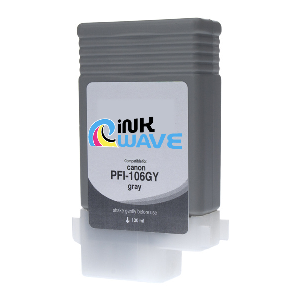 Inkwave Replacement Ink Cartridge for Canon PFI-106, 130 mL