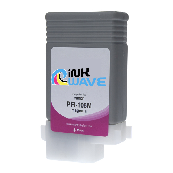 Inkwave Replacement Ink Cartridge for Canon PFI-106, 130 mL