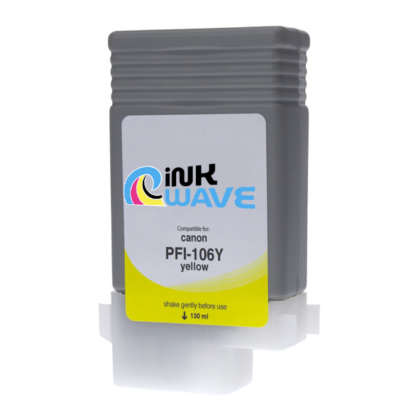 Inkwave Replacement Ink Cartridge for Canon PFI-106, 130 mL