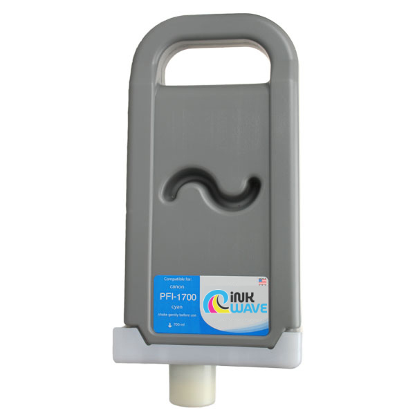 Inkwave Replacement Ink Cartridge for Canon PFI-1700, 700 mL