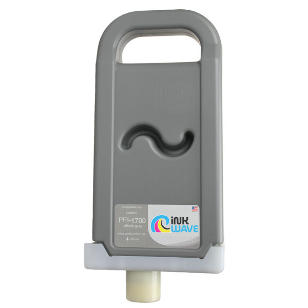 Inkwave Replacement Ink Cartridge for Canon PFI-1700, 700 mL