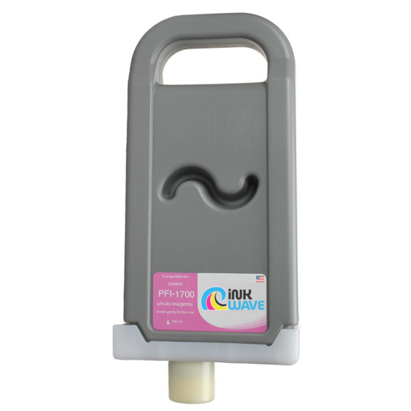 Inkwave Replacement Ink Cartridge for Canon PFI-1700, 700 mL