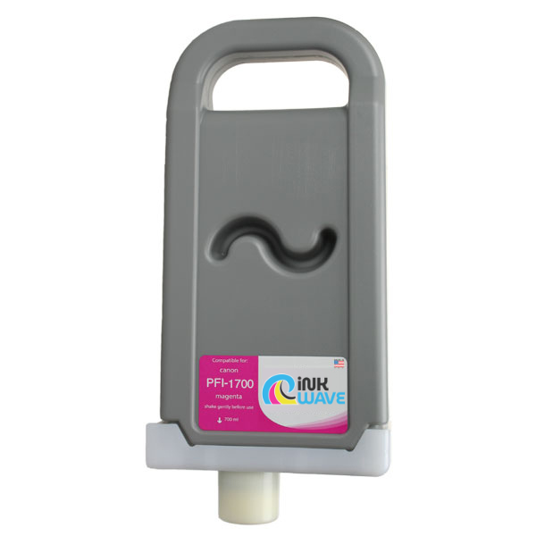 Inkwave Replacement Ink Cartridge for Canon PFI-1700, 700 mL