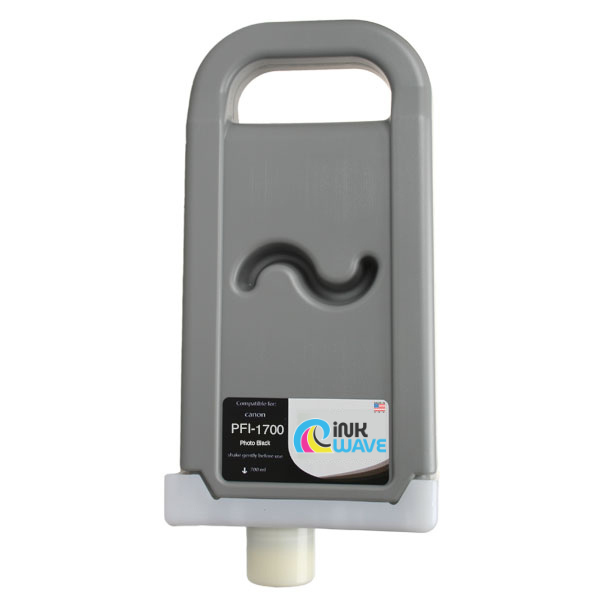 Inkwave Replacement Ink Cartridge for Canon PFI-1700, 700 mL