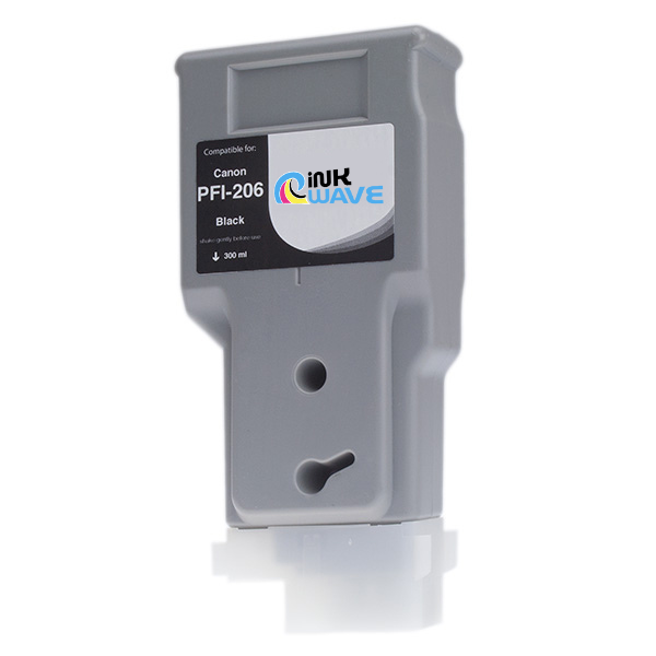 Inkwave Replacement Ink Cartridge for Canon PFI-206, 300 mL