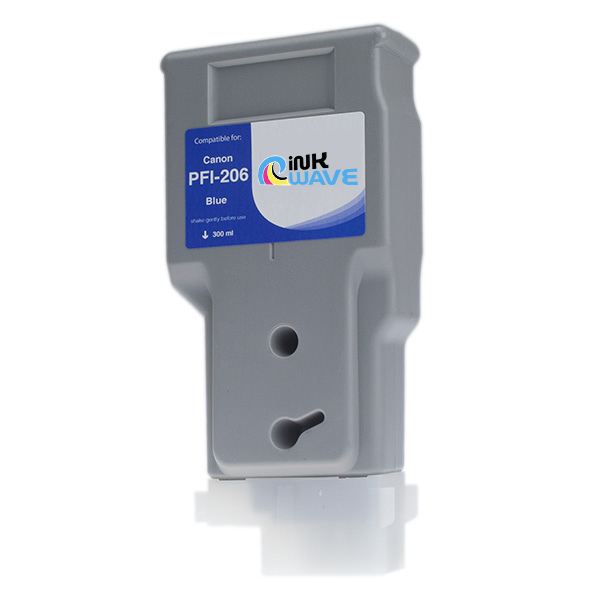 Inkwave Replacement Ink Cartridge for Canon PFI-206, 300 mL