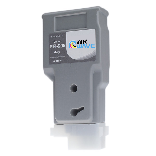 Inkwave Replacement Ink Cartridge for Canon PFI-206, 300 mL