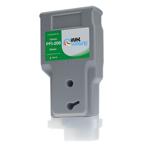 Inkwave Replacement Ink Cartridge for Canon PFI-206, 300 mL