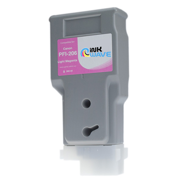 Inkwave Replacement Ink Cartridge for Canon PFI-206, 300 mL