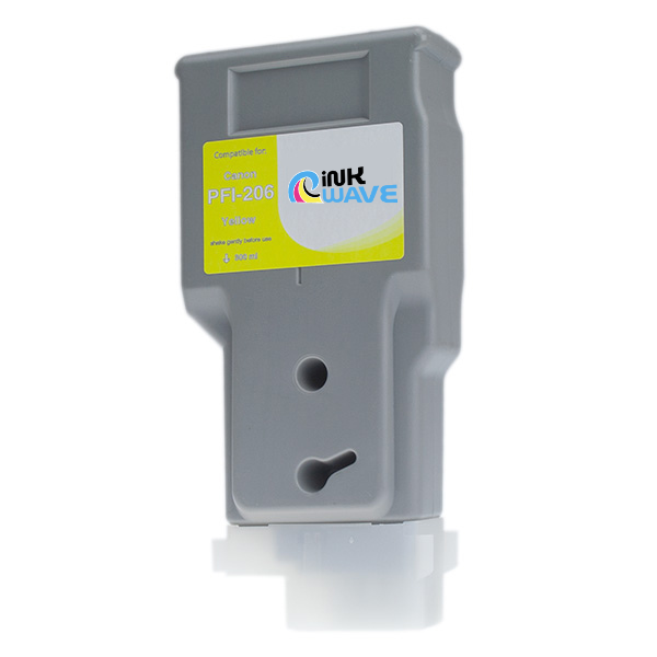 Inkwave Replacement Ink Cartridge for Canon PFI-206, 300 mL