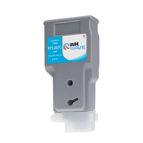 Inkwave Replacement Ink Cartridge for Canon PFI-207, 300 mL
