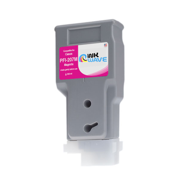 Inkwave Replacement Ink Cartridge for Canon PFI-207, 300 mL