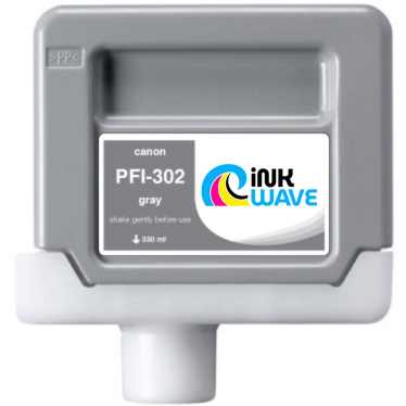 Inkwave Replacement Ink Cartridge for Canon PFI-302, 330 mL