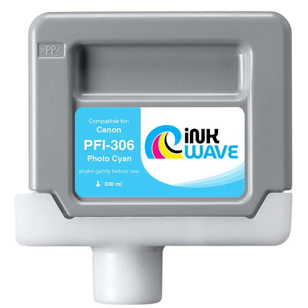 Inkwave Replacement Ink Cartridge for Canon PFI-306, 330 mL