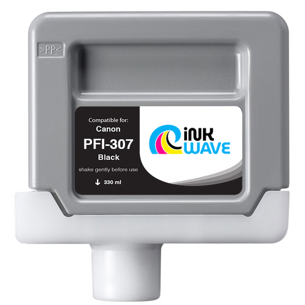 Inkwave Replacement Ink Cartridge for Canon PFI-307, 330 mL