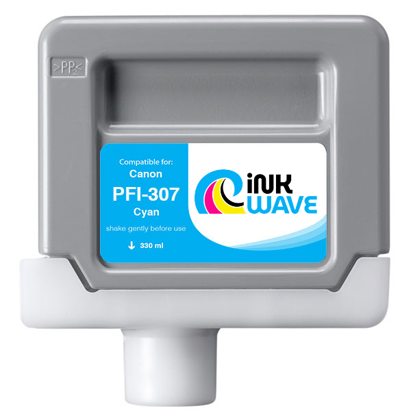 Inkwave Replacement Ink Cartridge for Canon PFI-307, 330 mL