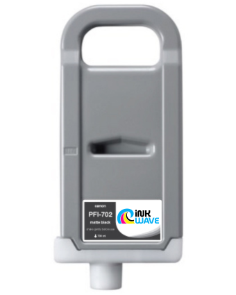 Inkwave Replacement Ink Cartridge for Canon PFI-702, 700 mL