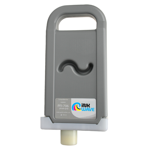 Inkwave Replacement Ink Cartridge for Canon PFI-706, 700 mL