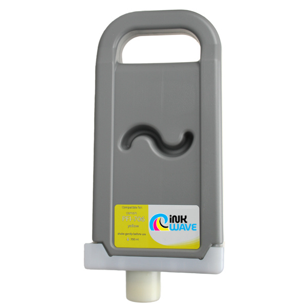 Inkwave Replacement Ink Cartridge for Canon PFI-706, 700 mL