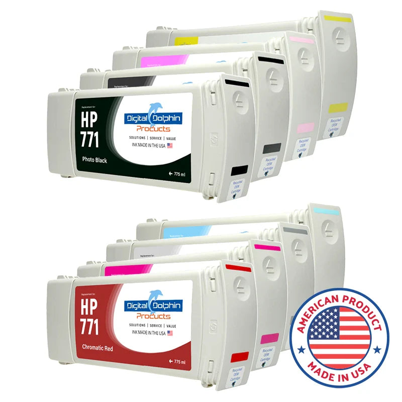 Inkwave Replacement Ink Cartridges for HP 771, 775 mL