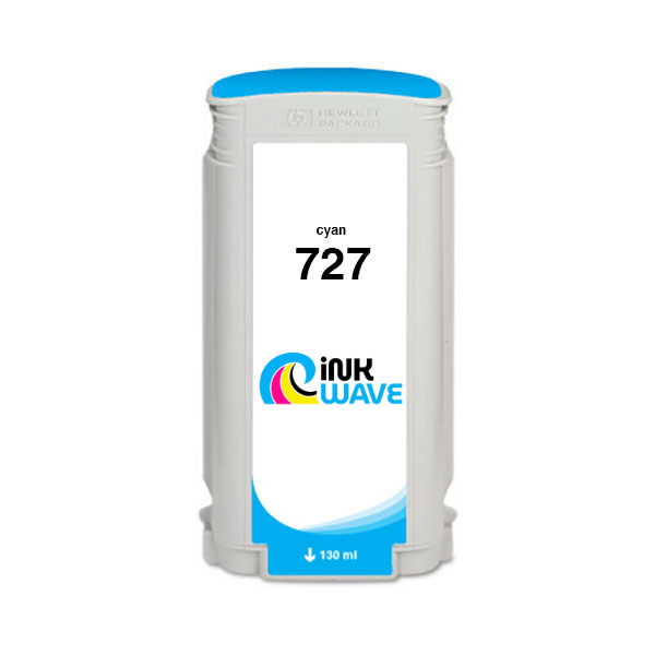 Inkwave Replacement Ink Cartridge for HP 727, 130 mL